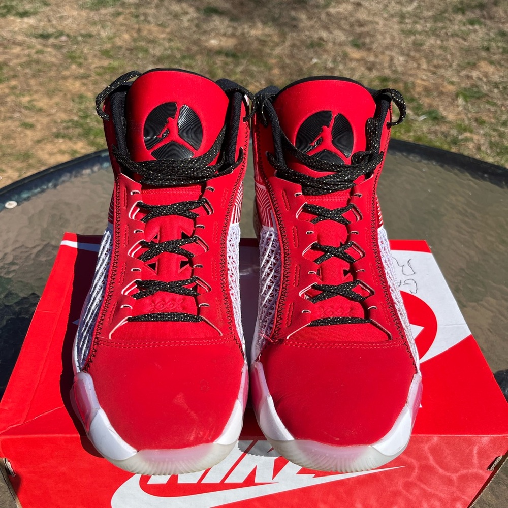 Nike Red and Black Athletic Shoes